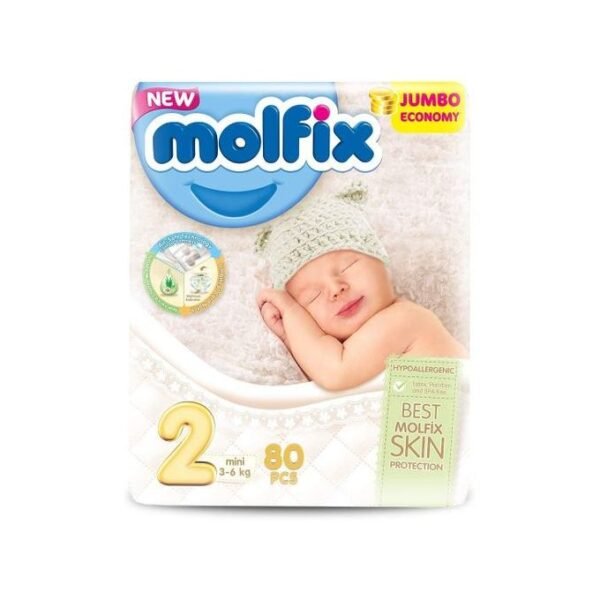 Couches bébé Molfix – N2 – 11pcs
