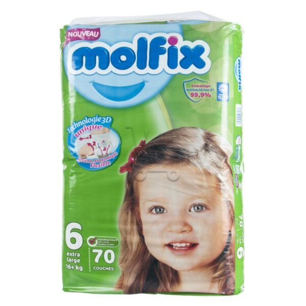 Couches Bébé Molfix n6 – 70pcs