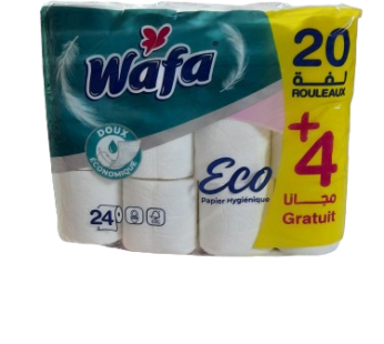 Papier hygiénique Wafa Eco – 24 pour
