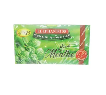 ELEPHANTO 55 Menthe Aromatisé (25 sachets) 37,5g