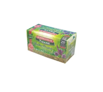 ELEPHANTO 55 Tisane Menthe Pouliot (25 sachets) 37,5G
