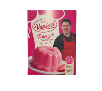 Flan Vanidel By Ghano – Goût fraise – 100g