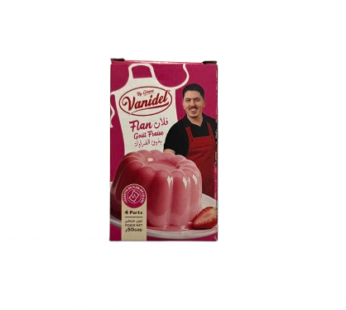 Flan Vanidel By Ghano – Goût fraise – 50g