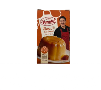 Flan Vanidel By Ghano – Goût caramel – 50g