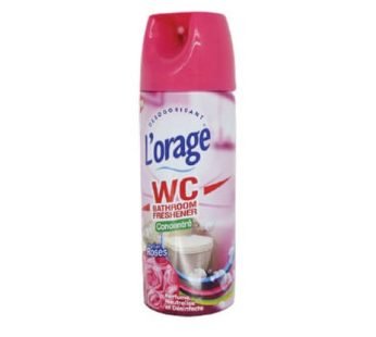 Désodorisant L’Orage WC – Parfum rose -400ml