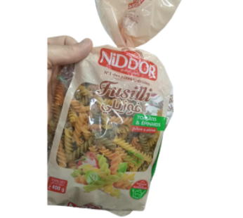 Pâtes Nid d’or fusilli 400g