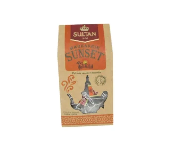 SULTAN 1936 Marrakesh Sunset Thé Noir, Orange, Cannelle (15 Sachets) 30g