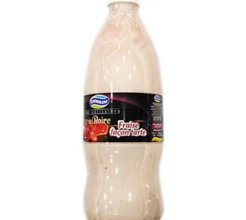 Yaourt à boire Yago Soummam – Tarte aux fraises -1L
