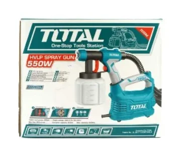 TOTAL HVLP Pistolet A Peinture Eléctrique 550W