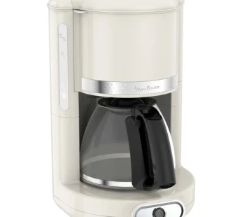 Cafetière électrique à filtre Moulinex Soleil – 1000W – Ivoire