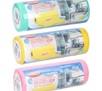 Chiffons de nettoyage en rouleau – 20 pcs prédécoupées