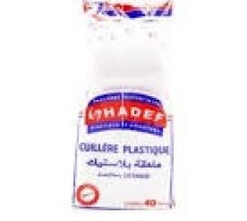 Cuillères en plastique -grandes – 40pcs