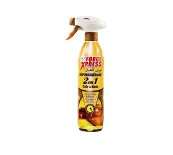 Dépoussiérant Force Xpress 2en1 – Bois et cuir – 430ml