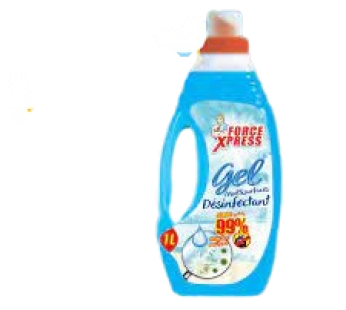 Gel désinfectant multi-usages Force Xpress – 1L