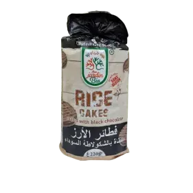 Galettes de riz- Rice Cake – Mon jardin Bio – au chocolat noir- 220g