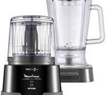 Hachoir + Blender Moulinex – La moulinette Ultimate 6en1 – plus de 330g/550ml – 1000W
