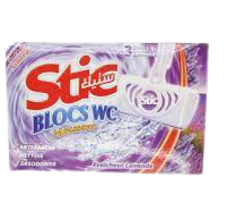 Bloc WC désodorisant – Stic – Lavande – 3 bolcs