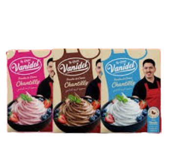 Poudre de crème chantilly Vanidel By Ghanou – Goût Chocolat – 100g