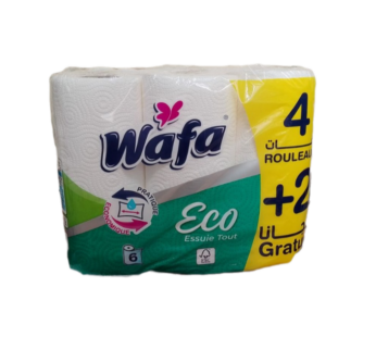Essuie tout Wafa Eco – 4 +2 pcs